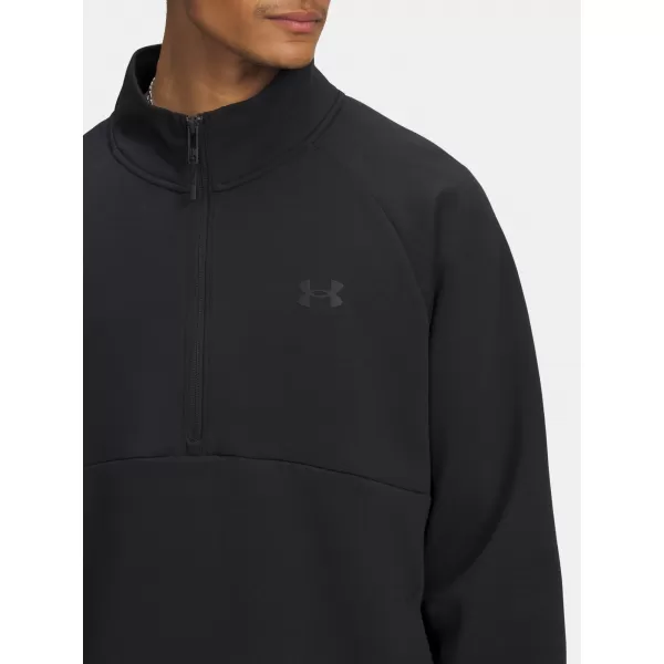  Moški pulover UNDER ARMOUR UNSTOPPABLE FLC HALF ZIP 6003868-001 ČRNA 