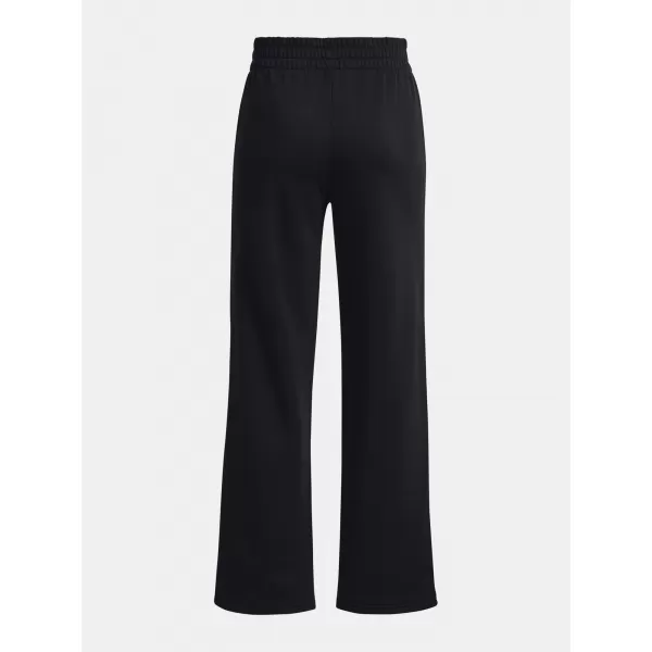  Ženske športne hlače UNDER ARMOUR RIVAL FLC STRAIGHT PANT 1381847-001 ČRNA 