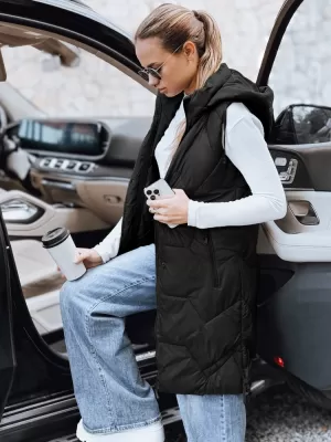 Ženski plašč DSTREET TY5269 ČRNA