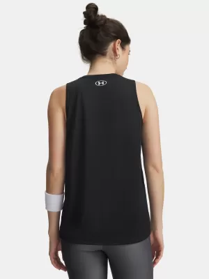 Ženski brezrokavnik UNDER ARMOUR TECH TANK SOLID 1383655-001 ČRNA