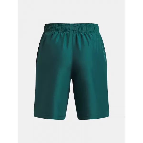  Fantovske kratke hlače UNDER ARMOUR UA TECH WOVEN WORDMARK SHORT 1383341-338 ZELENA 