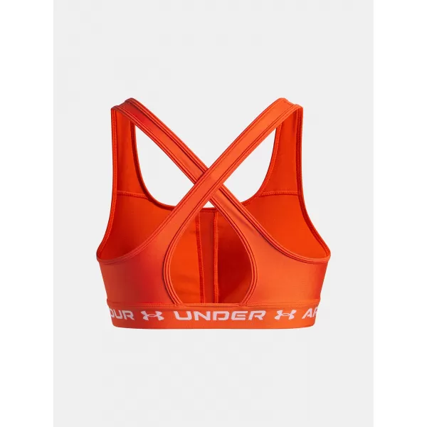  Ženski nedrček UNDER ARMOUR CROSSBACK MID BRA 1361034-844 ORANŽNA 