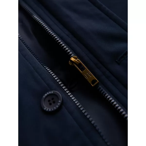  Moška parka OMBRE OM-JAPJ-0287 MORNARSKO MODRA 