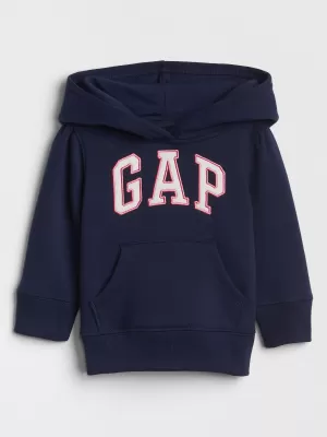 Otroški pulover GAP LOGO HOODIE PULLOVER 618806-01 ELIZIJSKO MODRA