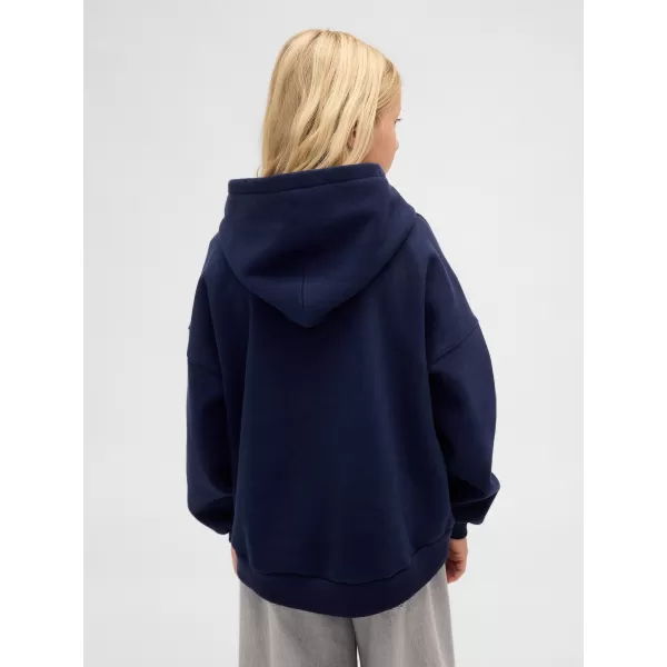  Otroški pulover GAP LOGO HOODIE PULLOVER 847141-01 MORNARIŠKA UNIFORMA 