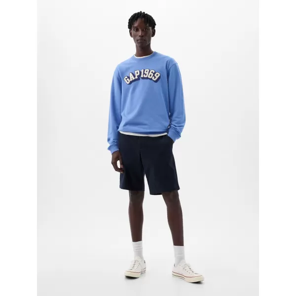 Moški pulover GAP LOGO CREWNECK SWEATSHIRT 829103-07 CABANA MODRA 