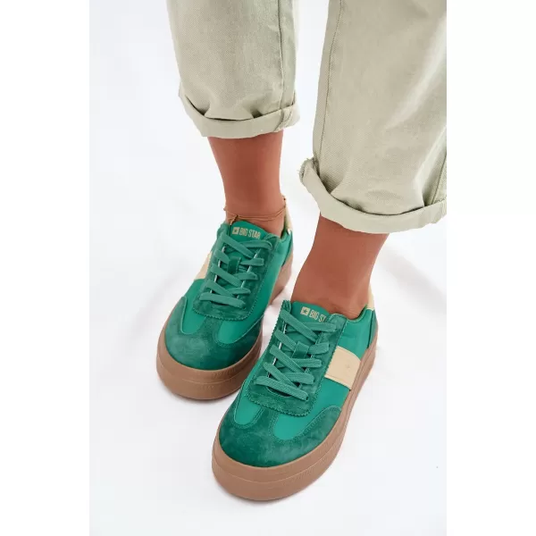  Ženske superge BIG STAR TT274163 GREEN Big Star Shoes 