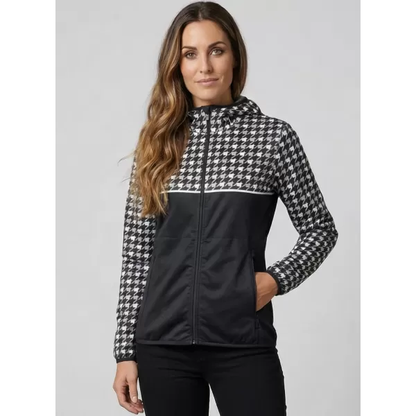  Ženska vrhunska softshell jakna ALTISPORT VOJ/ALW048JACK01 ČRNO-BELO 