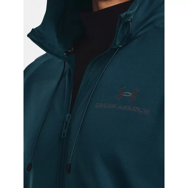  Moški pulover UNDER ARMOUR RUSH ALL PURPOSE FZ HD MODRA 