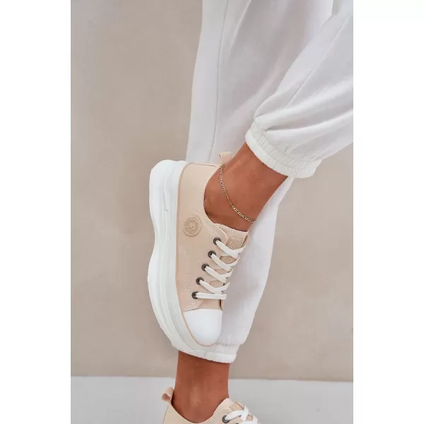  Ženske superge BIG STAR NN274127 BEŽ Big Star Shoes 