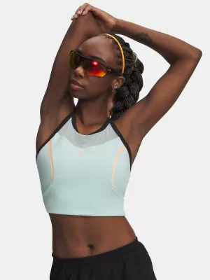 Ženski brezrokavnik UNDER ARMOUR UA VELOCITI ELITE CROP TANK 6009499-703 ZELENA