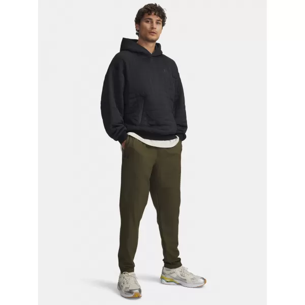  Moške športne hlače UNDER ARMOUR UA UNSTOPPABLE TAPERED PANTS 6003861-308 ZELENA 