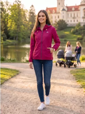Ženska jakna ALTISPORT HEIDA RDEČA