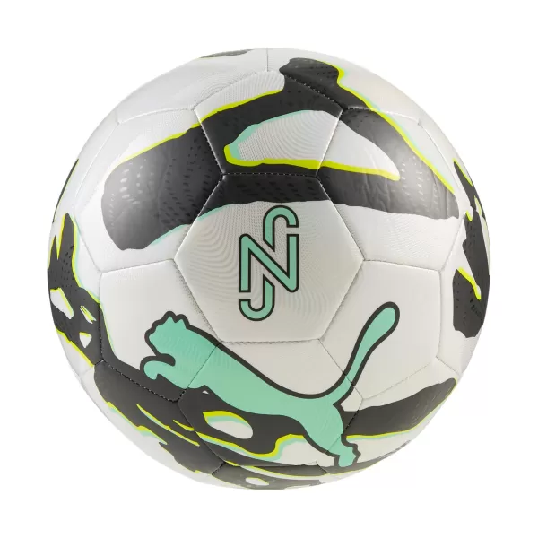  Žoga za trening PUMA NEYMAR JR GRAPHIC BALL 085023_01 PUMA BELA/ČRNA/LUX LIMETA 