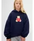 Otroški pulover GAP LOGO HOODIE PULLOVER 847141-01 MORNARIŠKA UNIFORMA