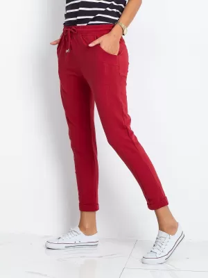 Ženske trenirke BASIC FEEL GOOD RV-DR-3589.06X BORDO