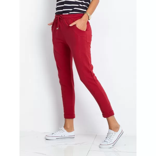  Ženske trenirke BASIC FEEL GOOD RV-DR-3589.06X BORDO 