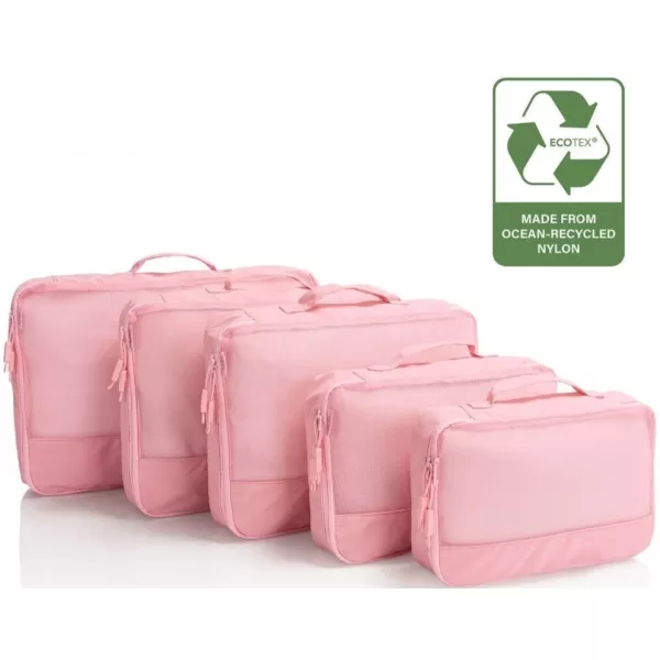  Kovček HEYS Ecotex Packing Cube 5 Pc Set ROZA PESEK 