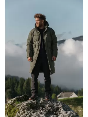 Moški zimski plašč NORDBLANC LOOM NBWJM8255 VOJAŠKO ZELENA