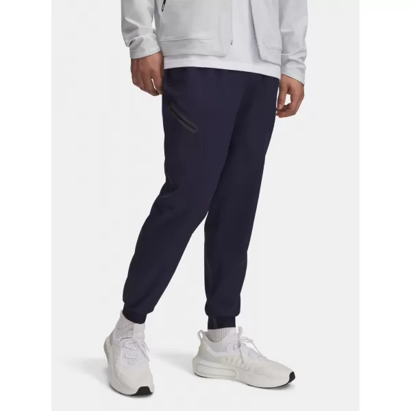  Moške trenirke UNDER ARMOUR UA UNSTOPPABLE WOVEN JOGGER 1388823-410 MODRA 