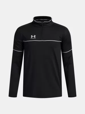 Fantovski pulover UNDER ARMOUR B CHALLENGER TRAINING QZ 6004080-001 ČRNA