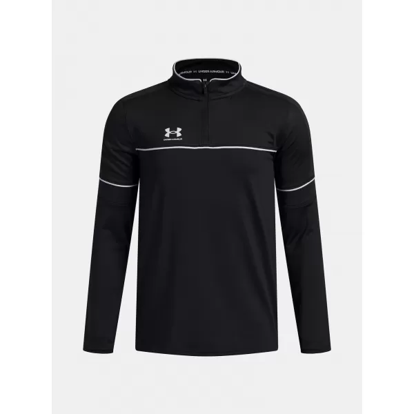  Fantovski pulover UNDER ARMOUR B CHALLENGER TRAINING QZ 6004080-001 ČRNA 