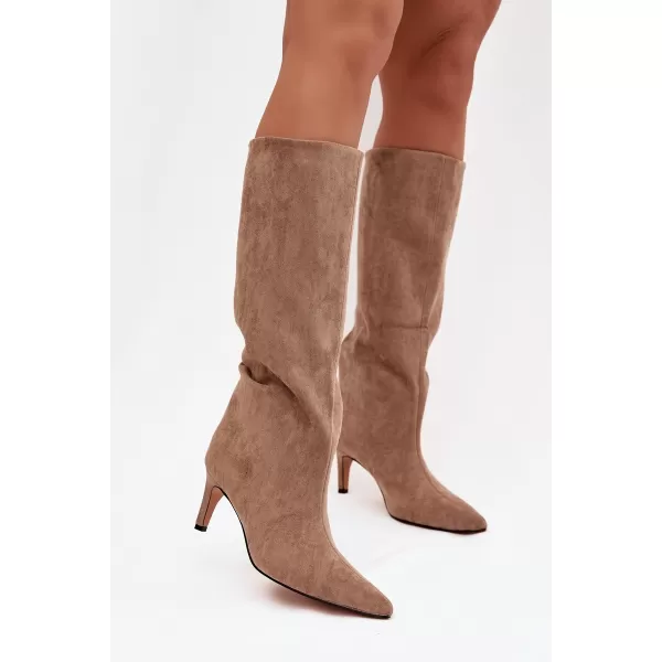  Ženski škornji BOTO JEHLU 40518 BROWN RJAVA 