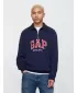 Moški pulover GAP POLO HALF ZIP SWEATSHIRT 744734-01 MORNARIŠKA UNIFORMA