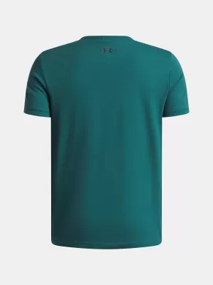Fantovska majica s kratkimi rokavi UNDER ARMOUR UA B LOGO WM COLLAGE SS 6009271-338 ZELENA