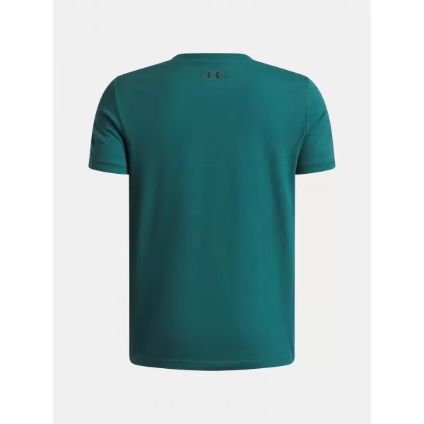 Fantovska majica s kratkimi rokavi UNDER ARMOUR UA B LOGO WM COLLAGE SS 6009271-338 ZELENA 