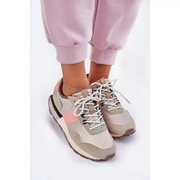  Ženske superge BIG STAR RR274243 PINK/SIVA Big Star Shoes 