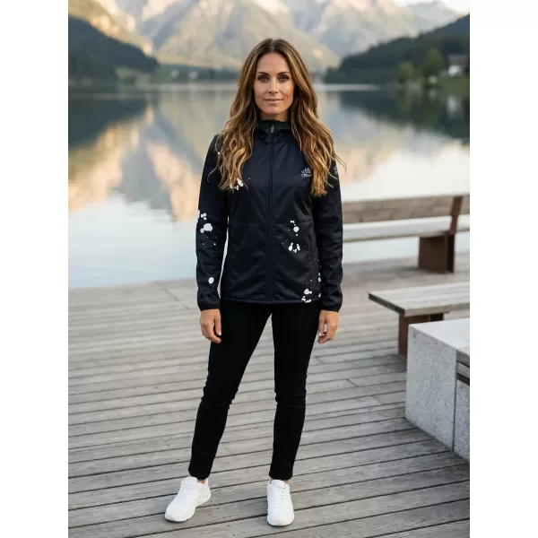  Ženska vrhunska softshell jakna ALTISPORT VOJ/ALW077JACK01 ČRNA 