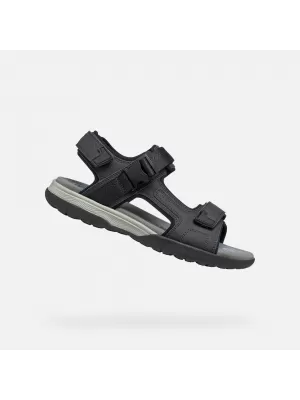 Moški sandali GEOX SPHERICA EC5 G014391 ČRNA