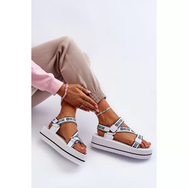  Ženski čevlji BIG STAR NN274A526 WHITE Big Star Shoes 