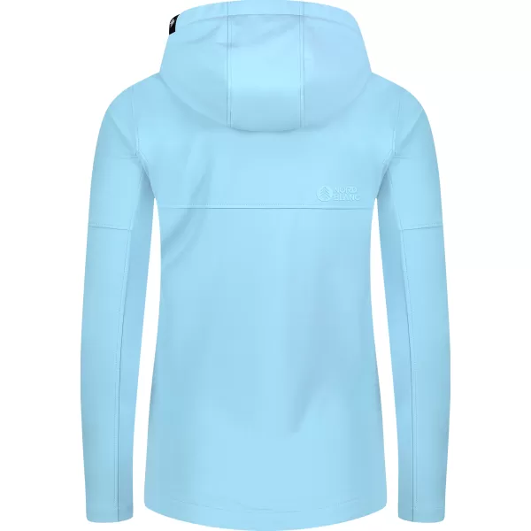  Ženska softshell jakna NORDBLANC SHOAL NBSSL8341 SVETLO MODRA 