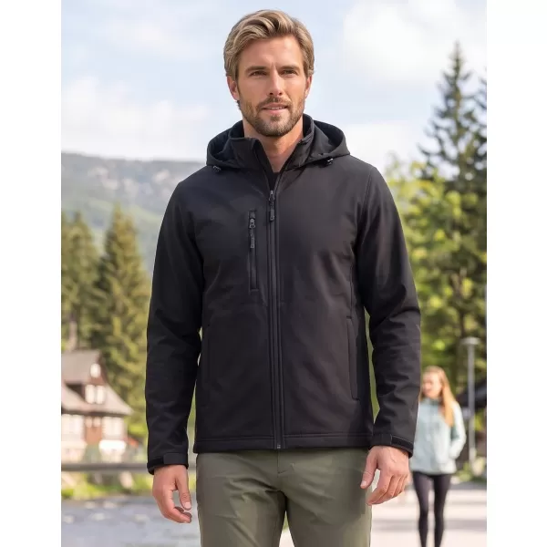  Moška softshell jakna ALTISPORT NoPrint NP/ALM845 ČRNA 
