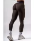 Push-up pajkice z visokim pasom POWER 888 TEMNO RJAVE Nebbia