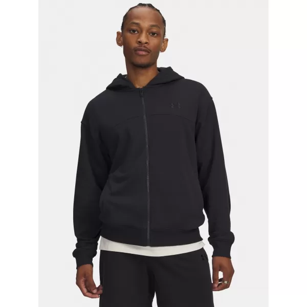  Moški pulover UNDER ARMOUR RIVAL LW FZ 6009346-001 ČRNA 