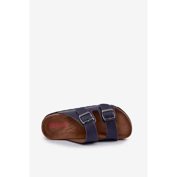 Moški natikači BIG STAR NN174530 MODRI Big Star Shoes 