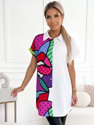 Ženska srajca ALTISPORT HALIMA BELA