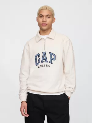 Moški pulover GAP POLO HALF ZIP SWEATSHIRT 744734-02 CARLOV KAMEN