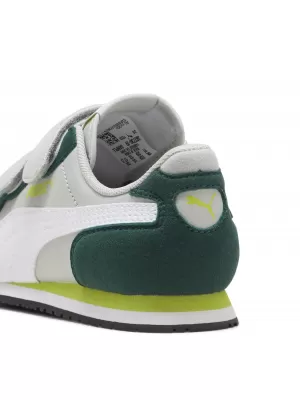 Otroški čevlji PUMA CABANA RACER SL 20 V PS 383730-19 SVETLO SIVA/BELA/TEMNO MIRTA