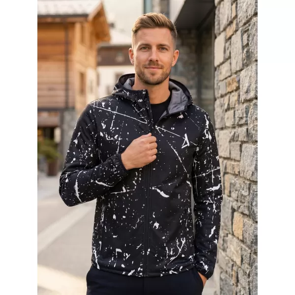  Moška vrhunska softshell jakna ALTISPORT VOJ/ALM034JACK01 ČRNA 