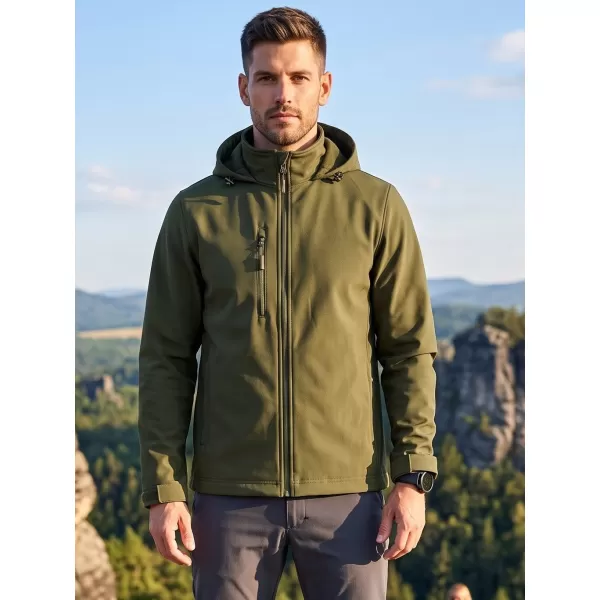  Moška softshell jakna ALTISPORT NoPrint NP/ALM845 VOJAŠKI 