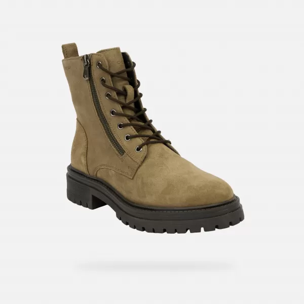  Ženski gležnjarji GEOX IRIDEA G004093 KAKI 