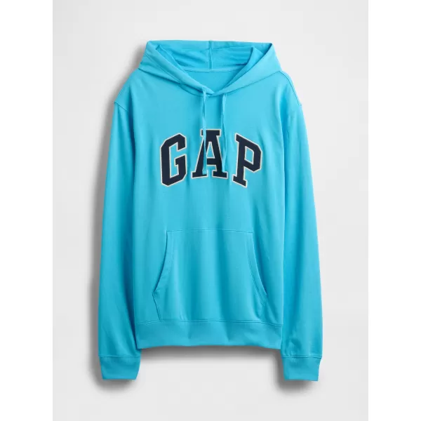  Moški pulover GAP FRENCH TERRY PULLOVER LOGO HOODIE 868460-10 VODNAR 
