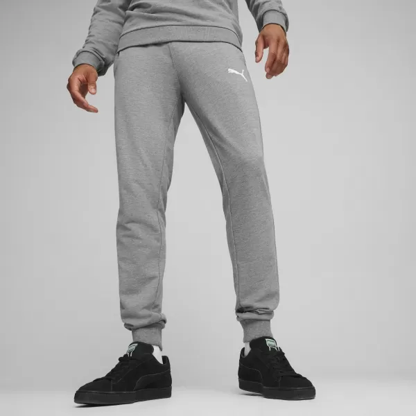  Moške hlače PUMA TEAMGOAL CASUALS PANTS 658598_33 SREDNJE SIVA VRESA/BELA 