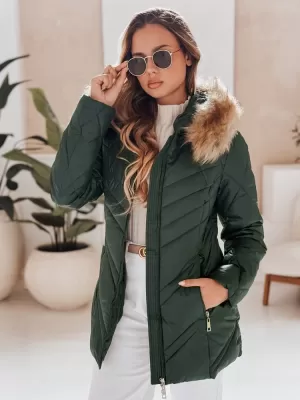 Ženska jakna DSTREET TY4008 ZELENA