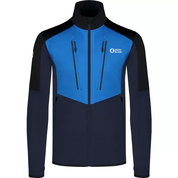  Moški powerfleece pulover NORDBLANC GROAN NBWFM8282 MODRA 
