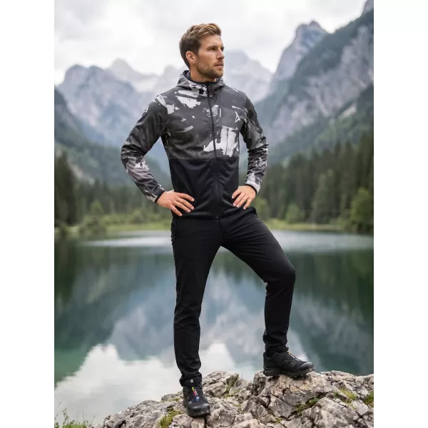  Moška vrhunska softshell jakna ALTISPORT VOJ/ALM125JACK01 MASKA/ČRN 